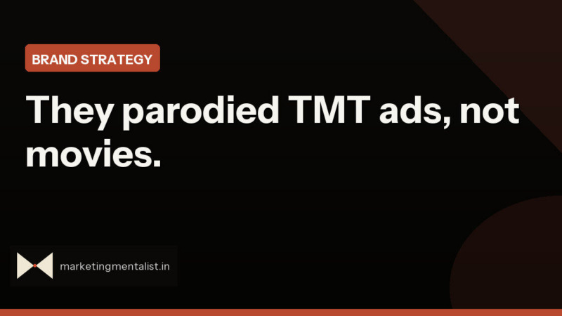Rungta Steel parodies TMT ads, not films, with three stars