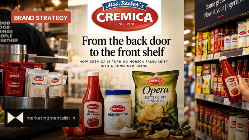 Familiar but not noticed: Cremica's shelf gambit