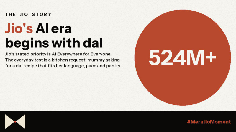 The Dal Test: Jio's AI Everywhere, Explained by Mummy's Recipe