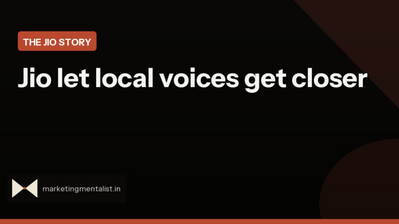 Jio Story: When Local Voices Learned to Travel